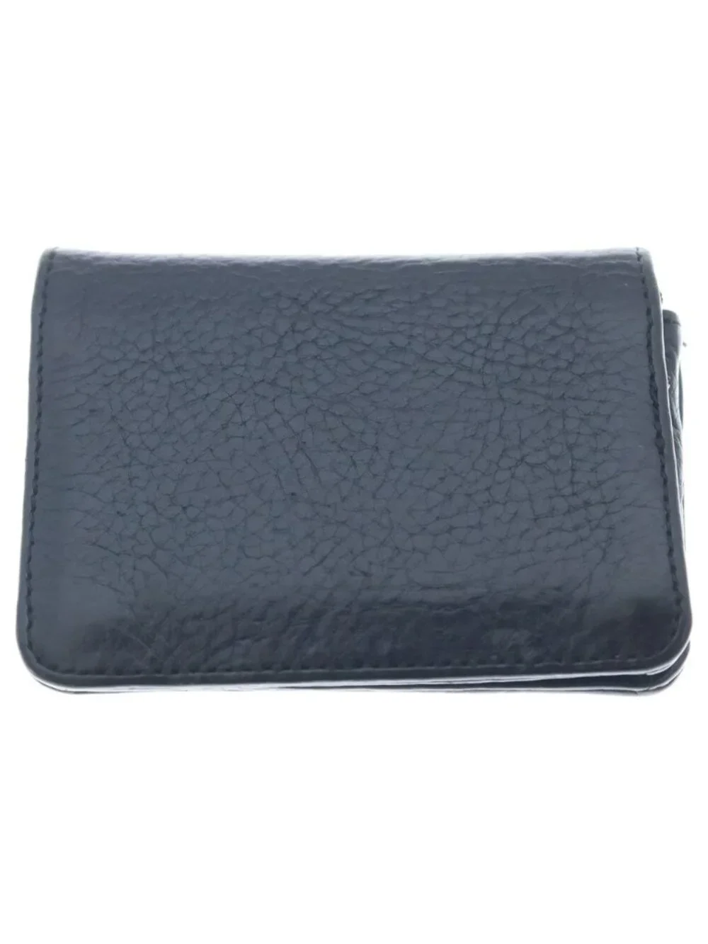 Chrome Hearts Crd Arch Logo Plate 3 Pockets Leather Card Case Black